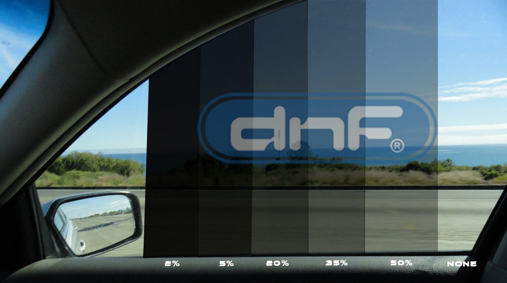 Black 5% 24" X 100 Feet Window Tint Film with Tri-Edge Squeegee G64352