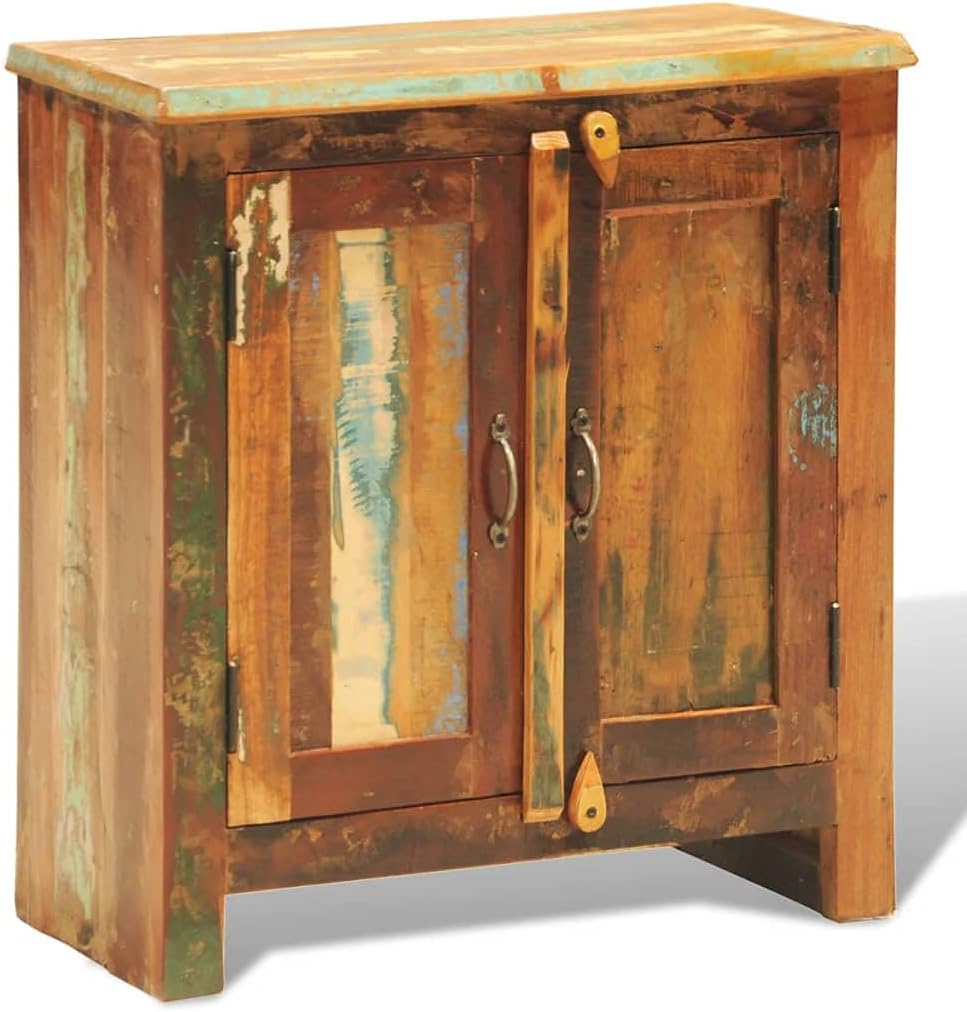 Reclaimed Solid Wood Cabinet with 2 Doors O407489