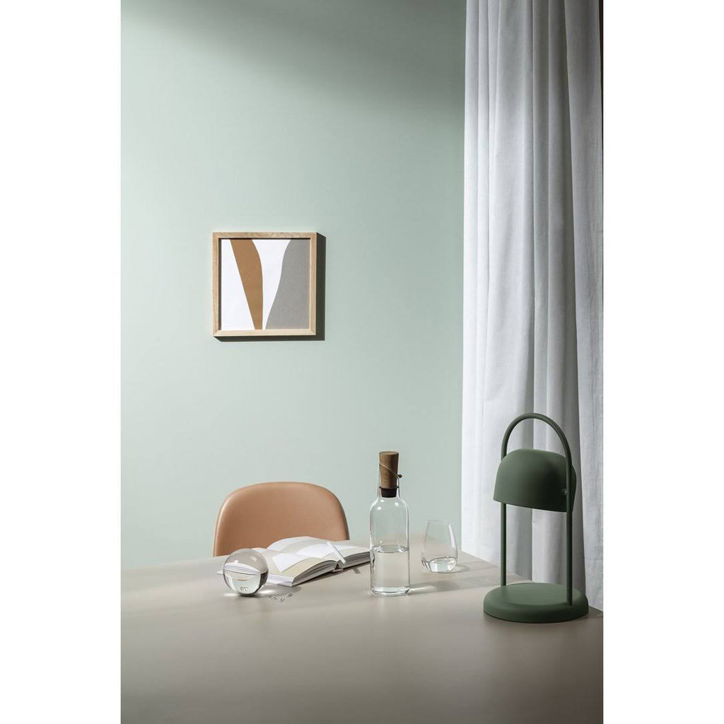 Glass Fridge Carafe with Wooden Stopper C99426
