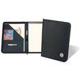 Silver Zippered Writing Portfolio W240