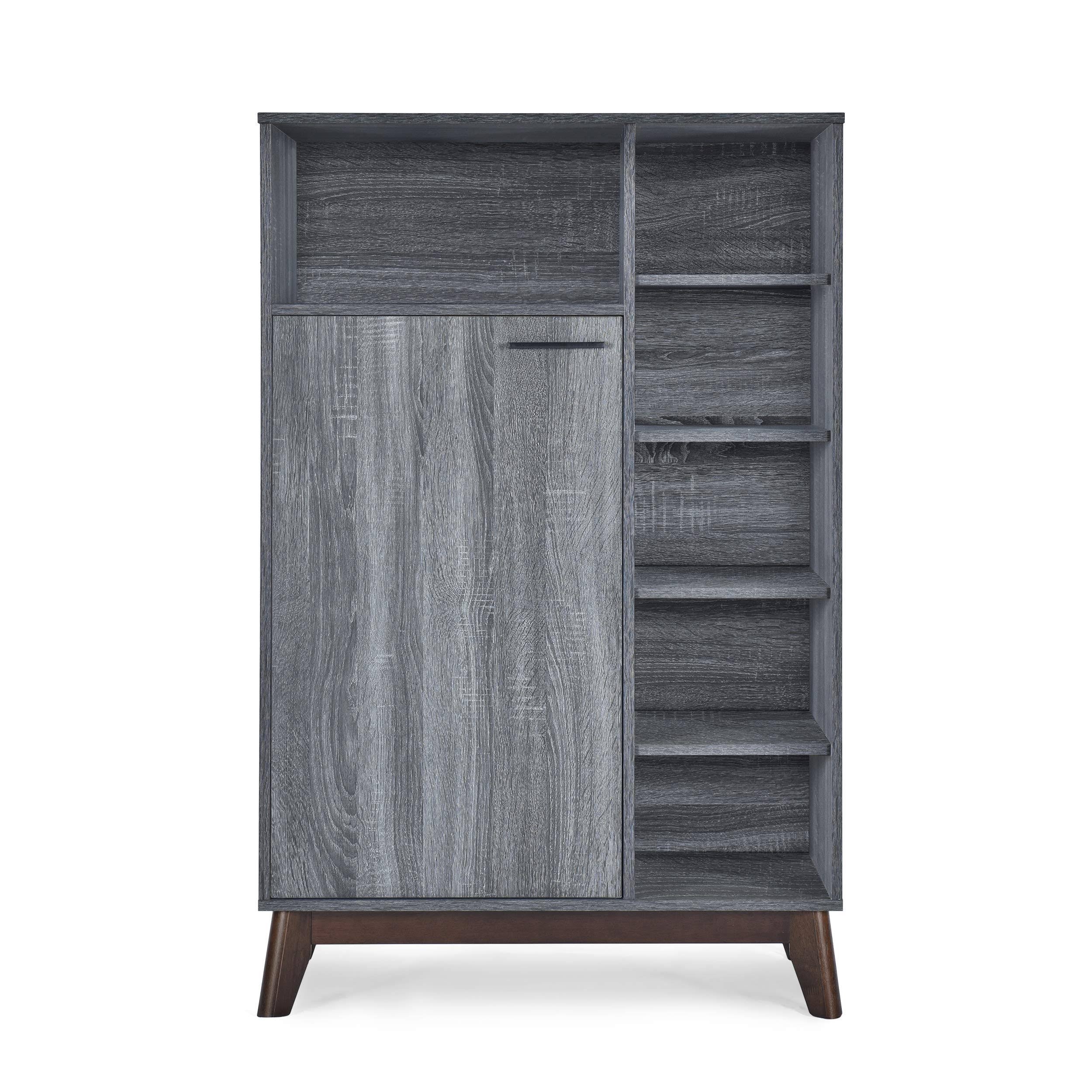 Sonoma Grey Oak + Wenge Cabinets L176397