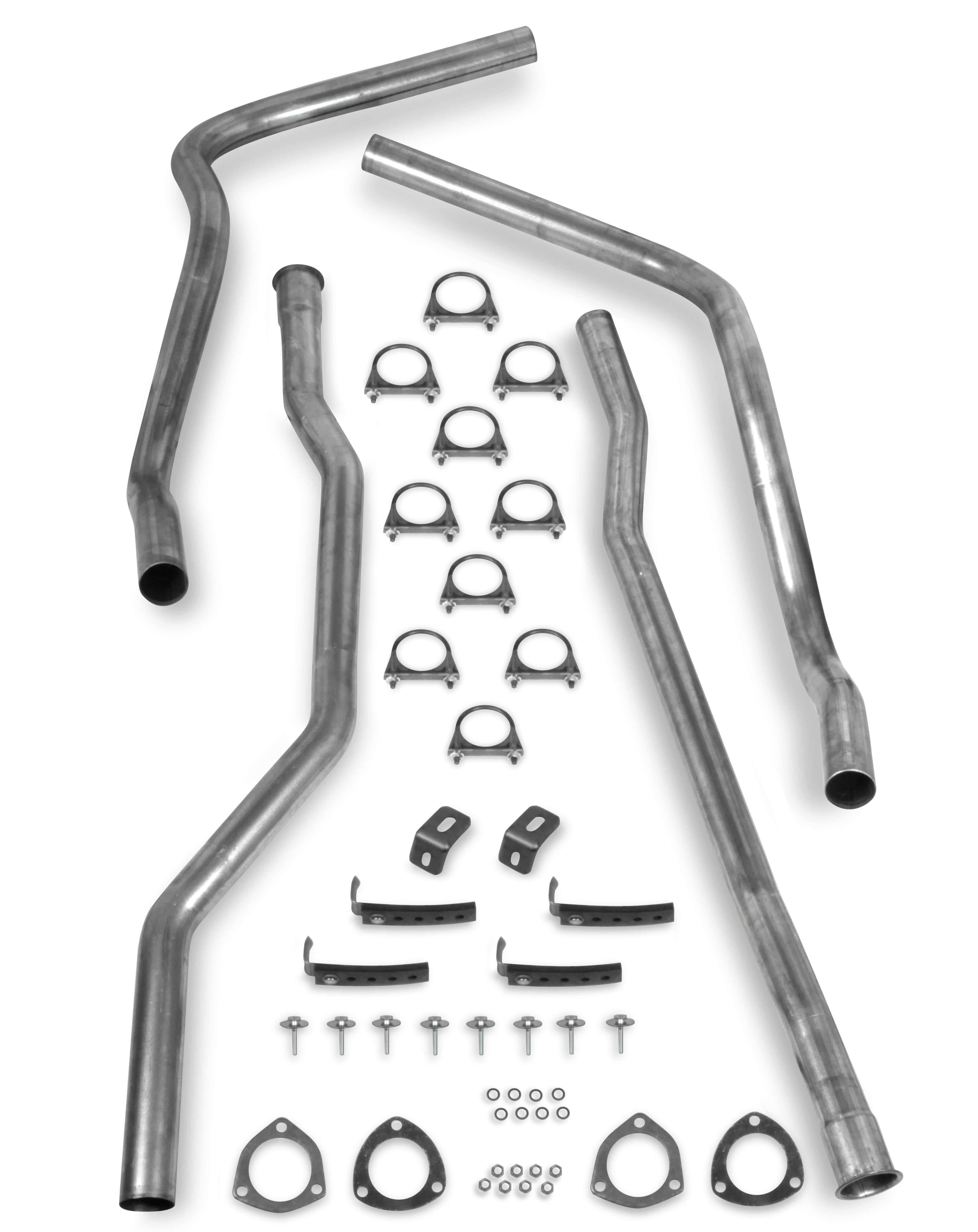 Dual Competition Header Back Exhaust System Kit V730