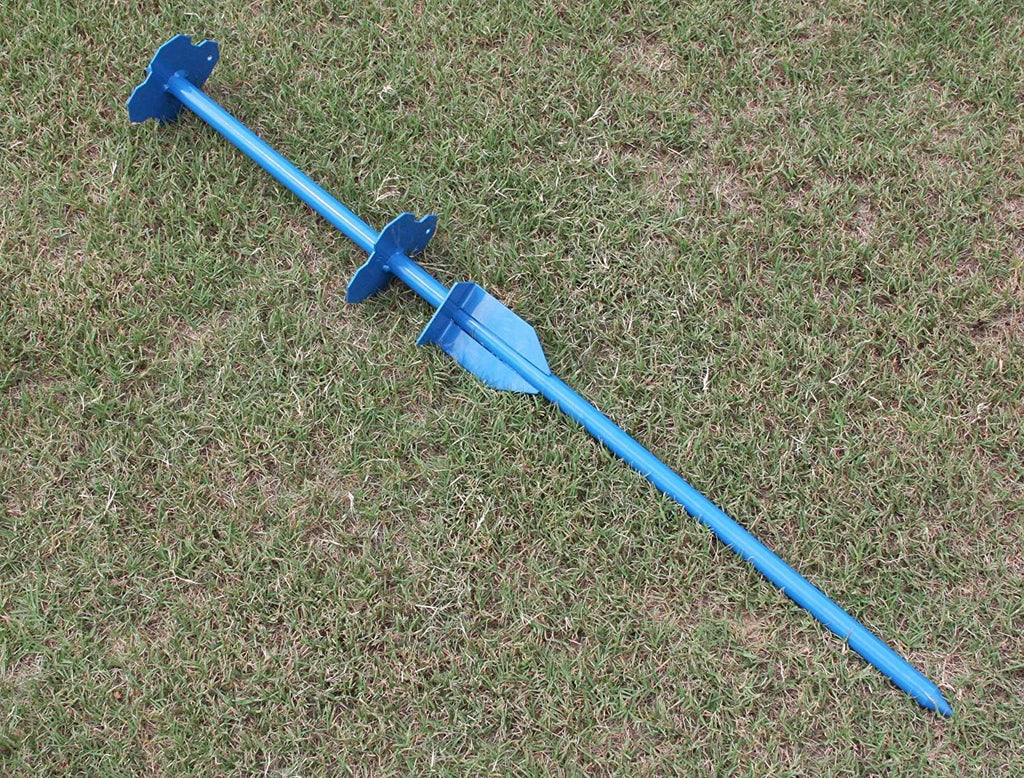 White 6' Tall Post with 47" Arm T328354