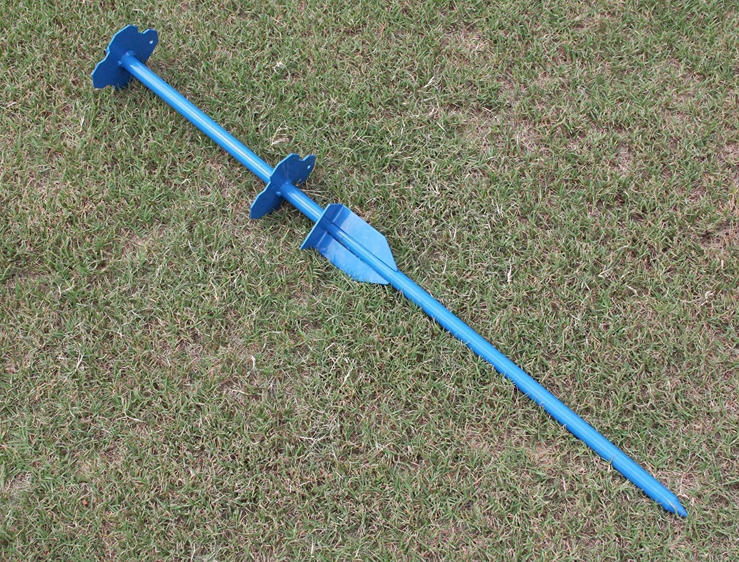 White 6' Tall Post with 47" Arm T328354