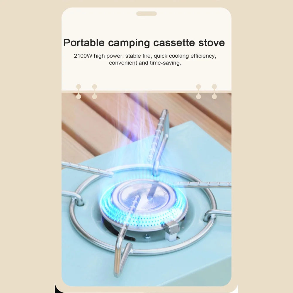 Compact Cassette Stove, 2100W Portable Gas Stove F496357