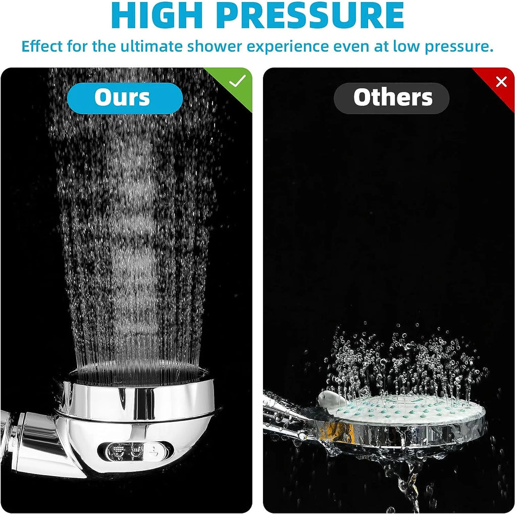High Pressure 3-Settings Handheld Showerhead (Chrome) M5705
