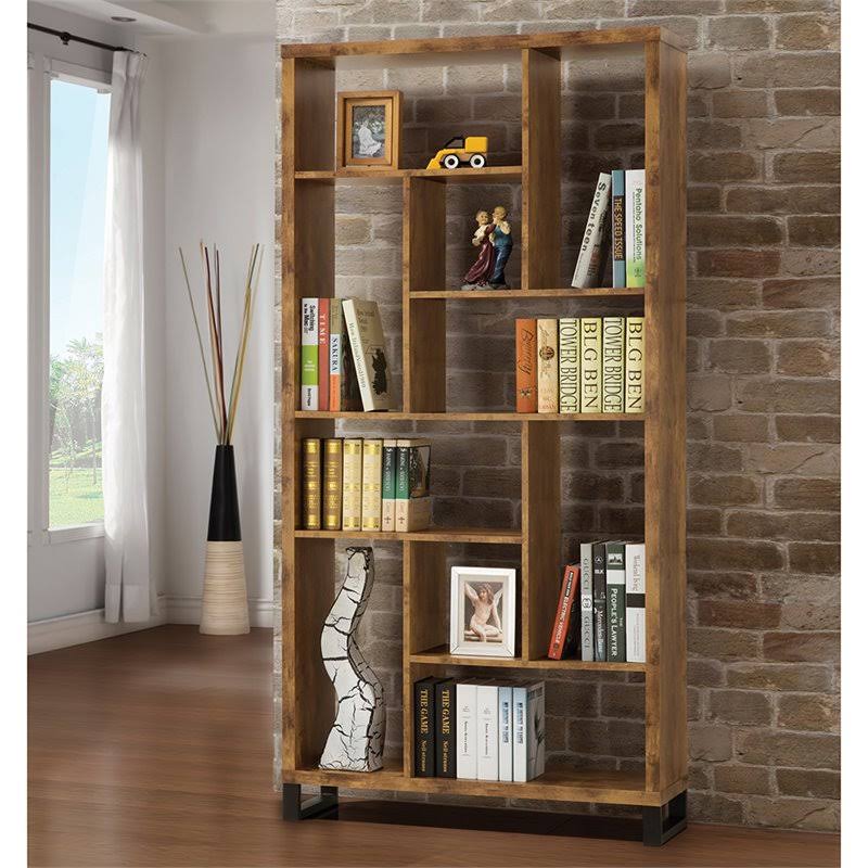 Antique Nutmeg and Black Bookcase K167730