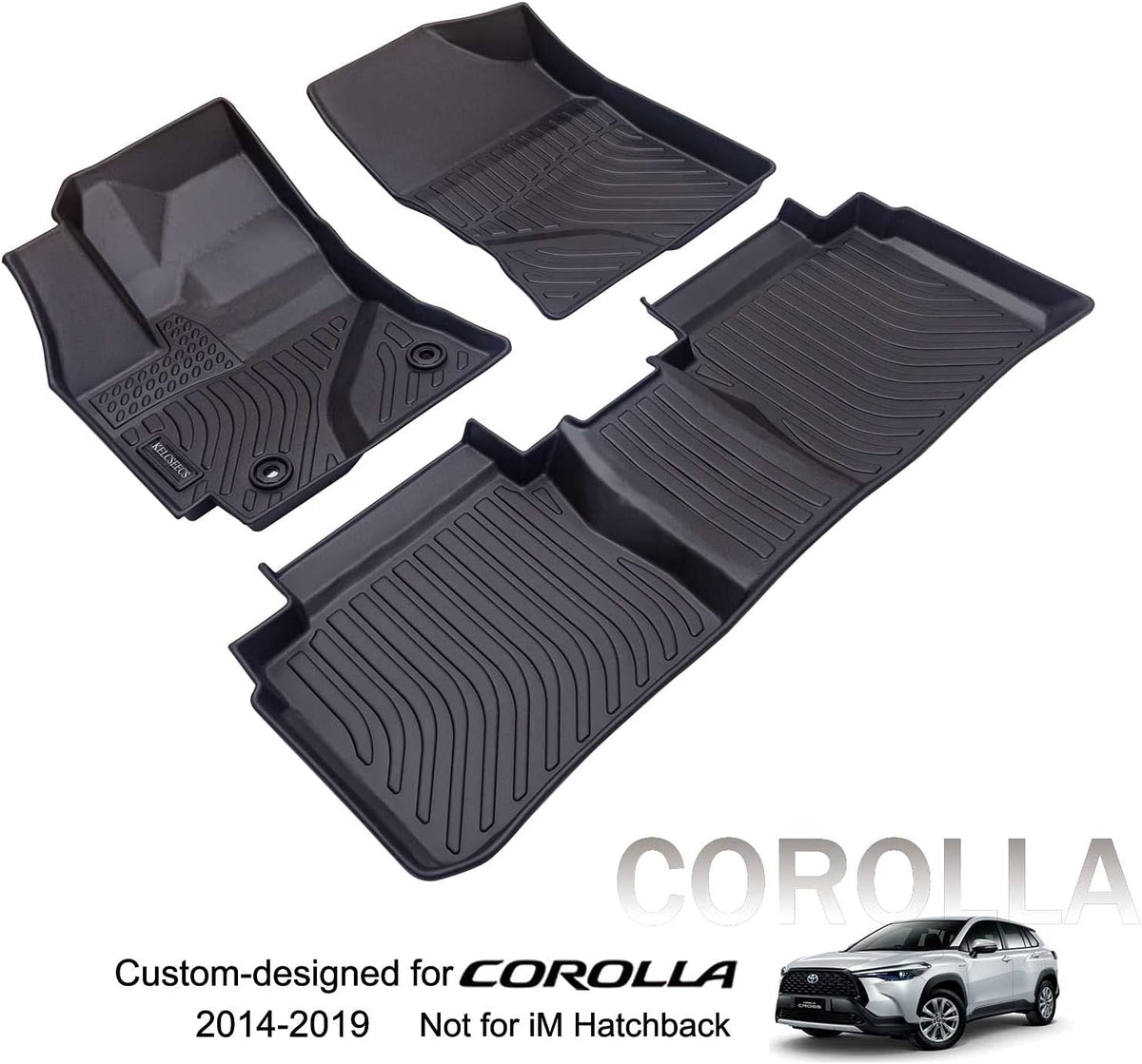 Custom Fit Car Floor Mat Front & Rear 2 Row Full Liner S203519