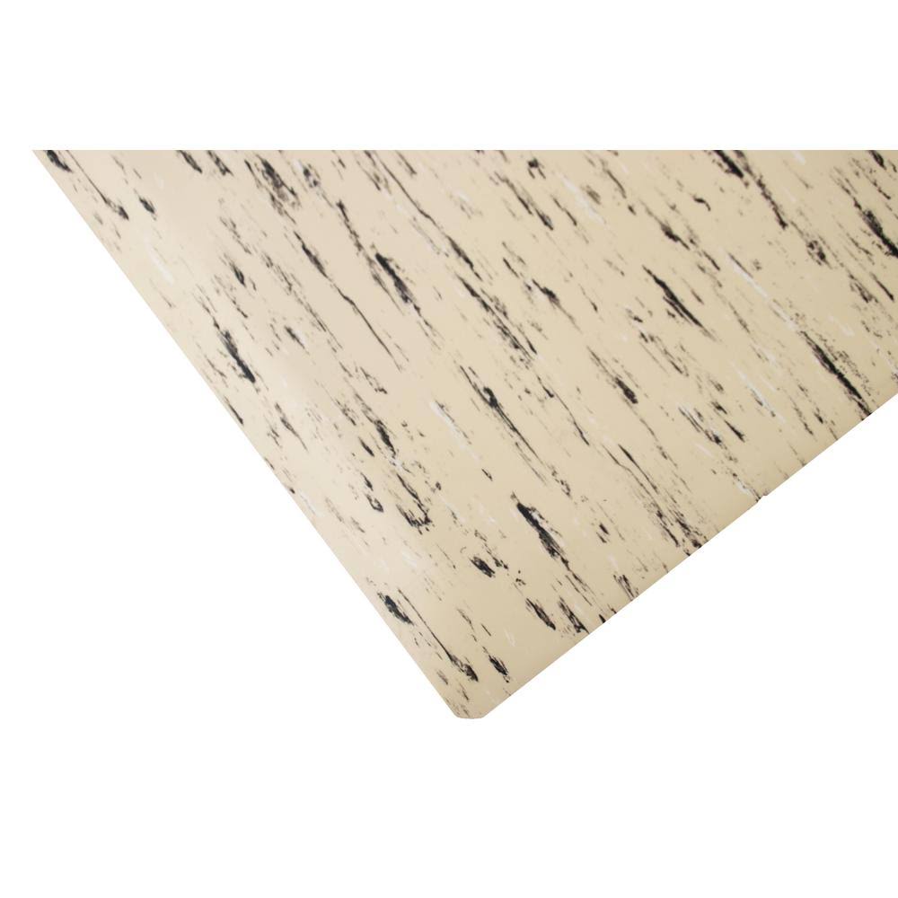 Tan Marbleized Tile Top Anti-Fatigue Commercial Mat Q57531