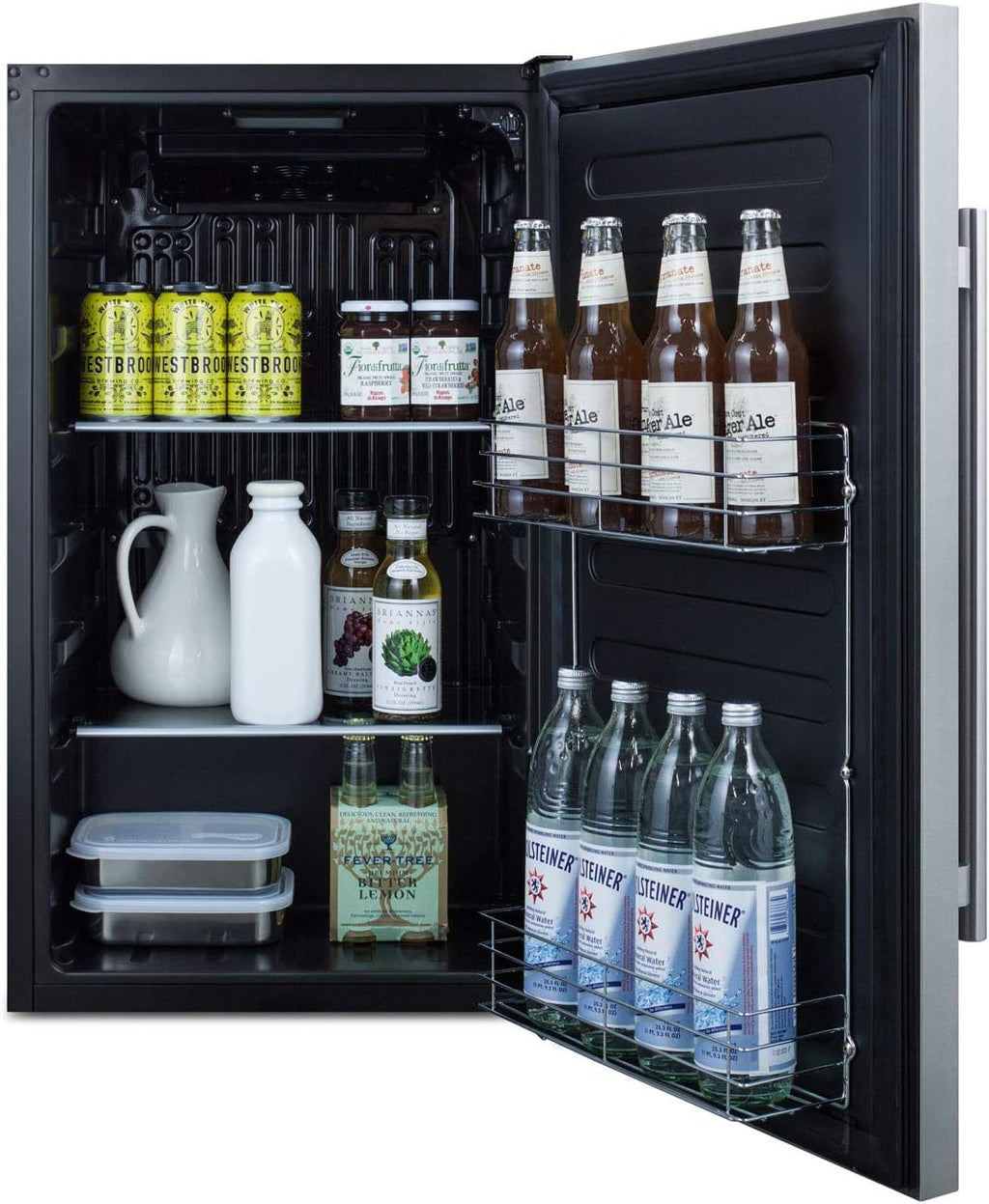 19 Wide Built-in Undercounter All-refrigerator with Stainless Steel Door M9950