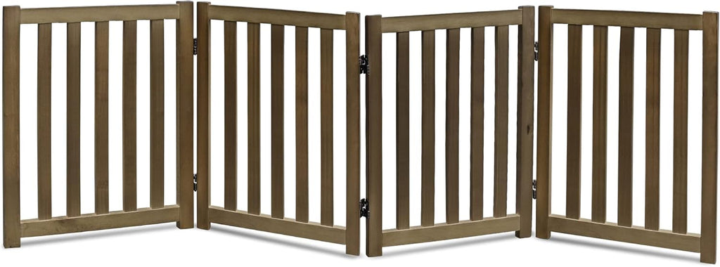 Oak Wood Foldable Pet Gate O7125