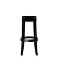 Opaque Glossy Black Bar Stool S6836