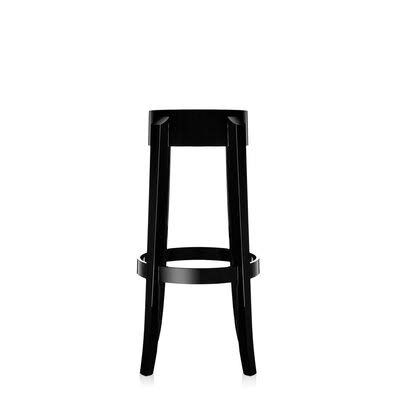 Opaque Glossy Black Bar Stool S6836