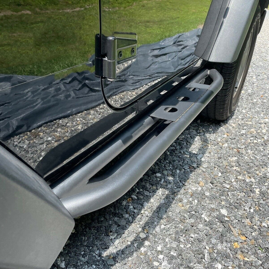 Side Step Nerf Bar Running Board Rock Slider Rail 2-Door Armor Guard U53612