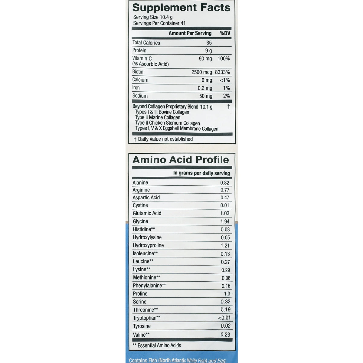 Beyond Collagen Powder with Biotin & Vitamin C, 10g, 41 Servings T461