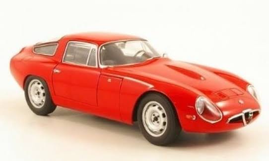 Red 1 Scale Diecast Model Car V77266