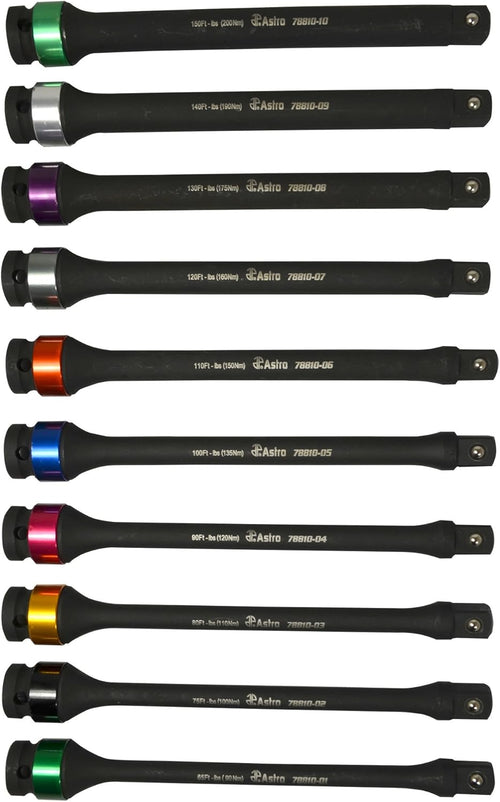 10-Piece Torque Limiting Extension Set Q849215
