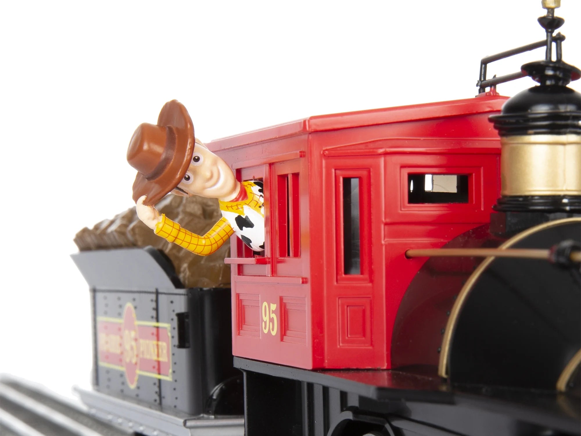 Electric O Gauge Model Train Set with Remote and Bluetooth Capability V8902