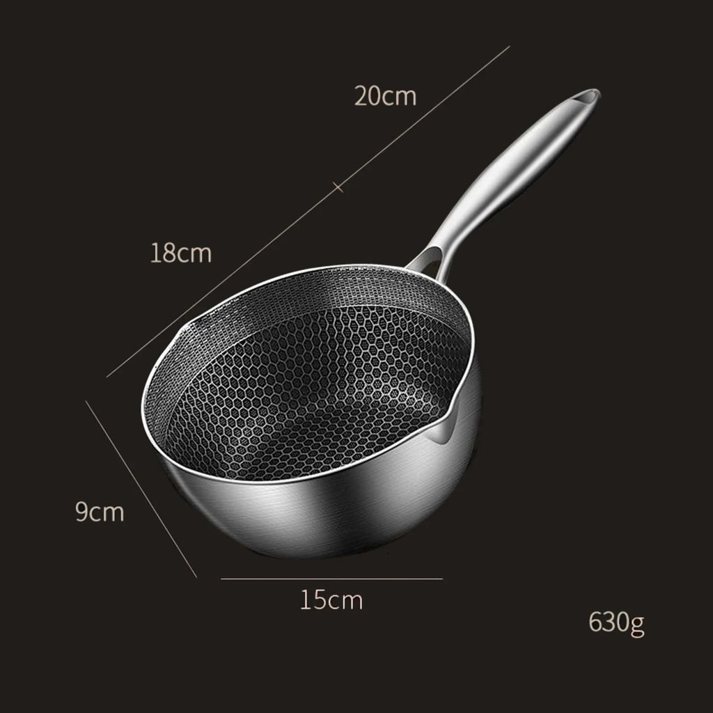 Japanese Tempura Fryer Pan Deep Fryer Pot with Oil Draining Rack Nonstick H461591