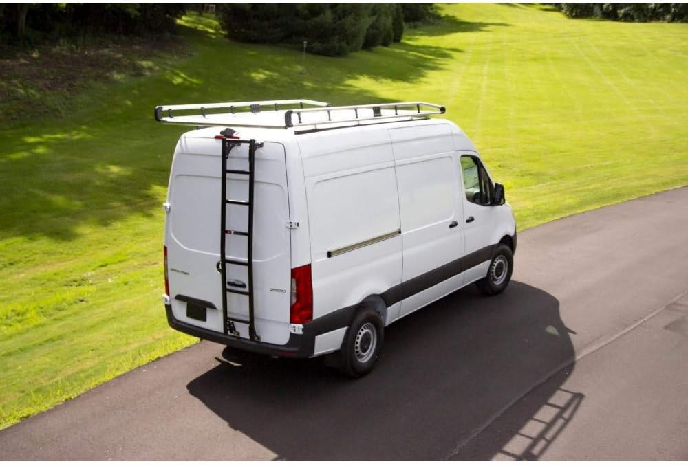 Rear Van Door Hook Access Ladder Black A334