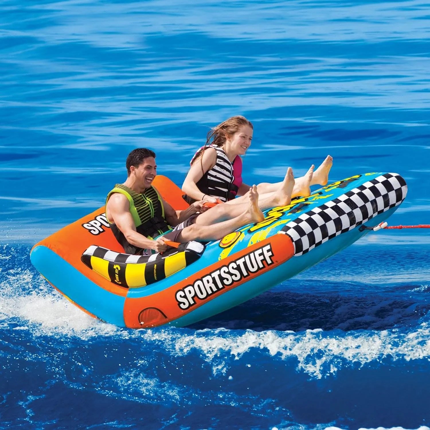 Inflatable Double Rider Towable Boat Tube T999788