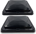 Black 14 x 14 Replacement Impact-Resistant RV Roof Vent Lid Cover D864