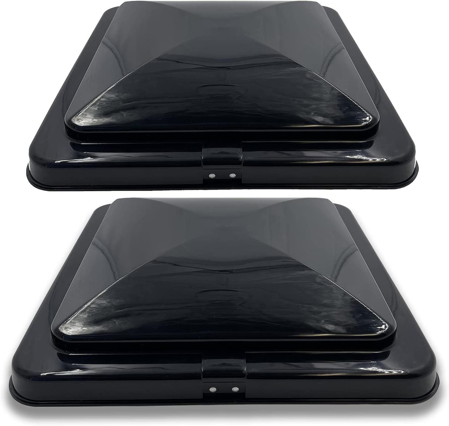 Black 14 x 14 Replacement Impact-Resistant RV Roof Vent Lid Cover D864