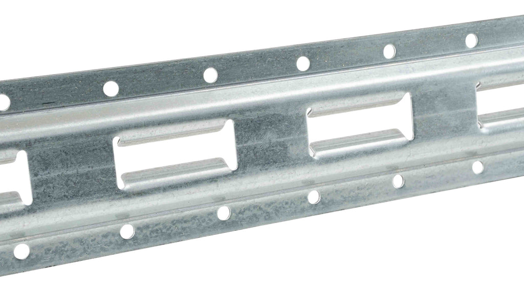 (8 Pack) 5' Vertical Galvanized Steel Bolt-On E-Track Tie-Down Rail W164613