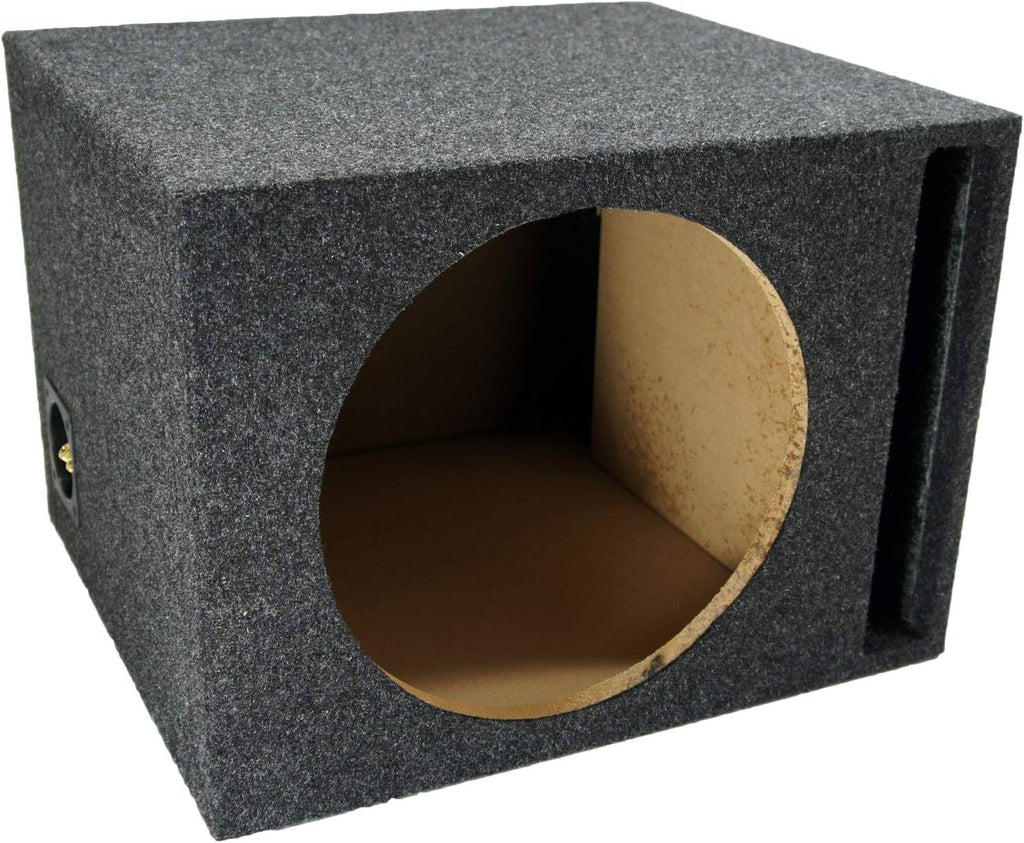Single 12 Vented Subwoofer Sub Box Ported Enclosure 5/8 MDF I76175