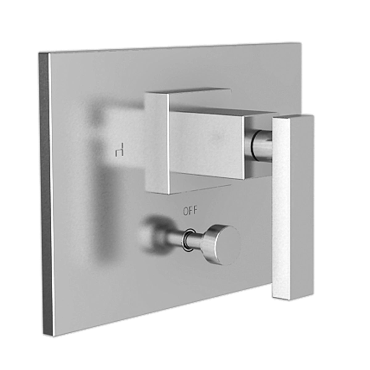 Balanced Pressure Tub & Shower Diverter Plate with Handle Antique Copper G9479