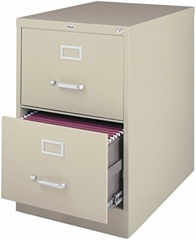 Black 2 Drawer Legal Size File Cabinet I23981