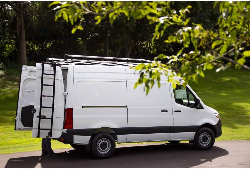 Rear Van Door Hook Access Ladder Black A334