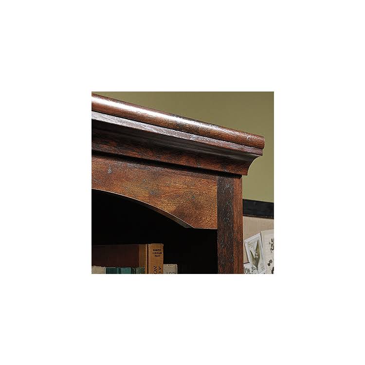 Antiqued White Library Bookcase T75613