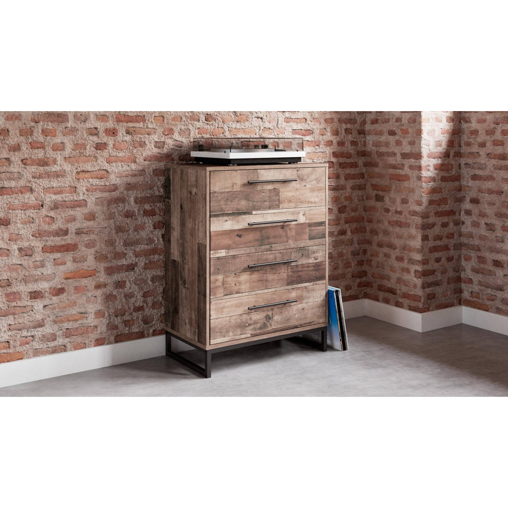 Gray Four Drawer Chest A8903