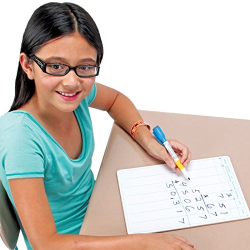 Multi-Digit Computation Two-Sided Dry Erase Board Set, 12” by 9” (Set of 6) Z801