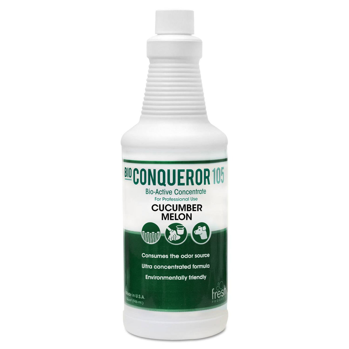 Cucumber Melon Odor Counteractant Concentrate, 1 Quart, 12-carton P9996