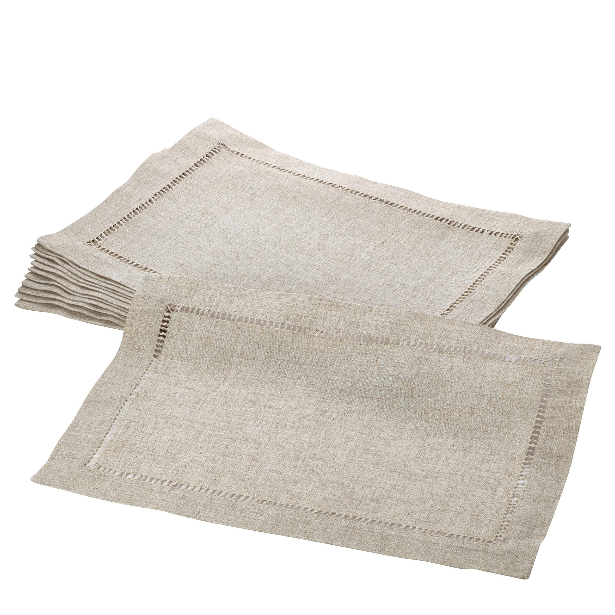 14x20in Rectangle Placemat Natural Set of 12 G530