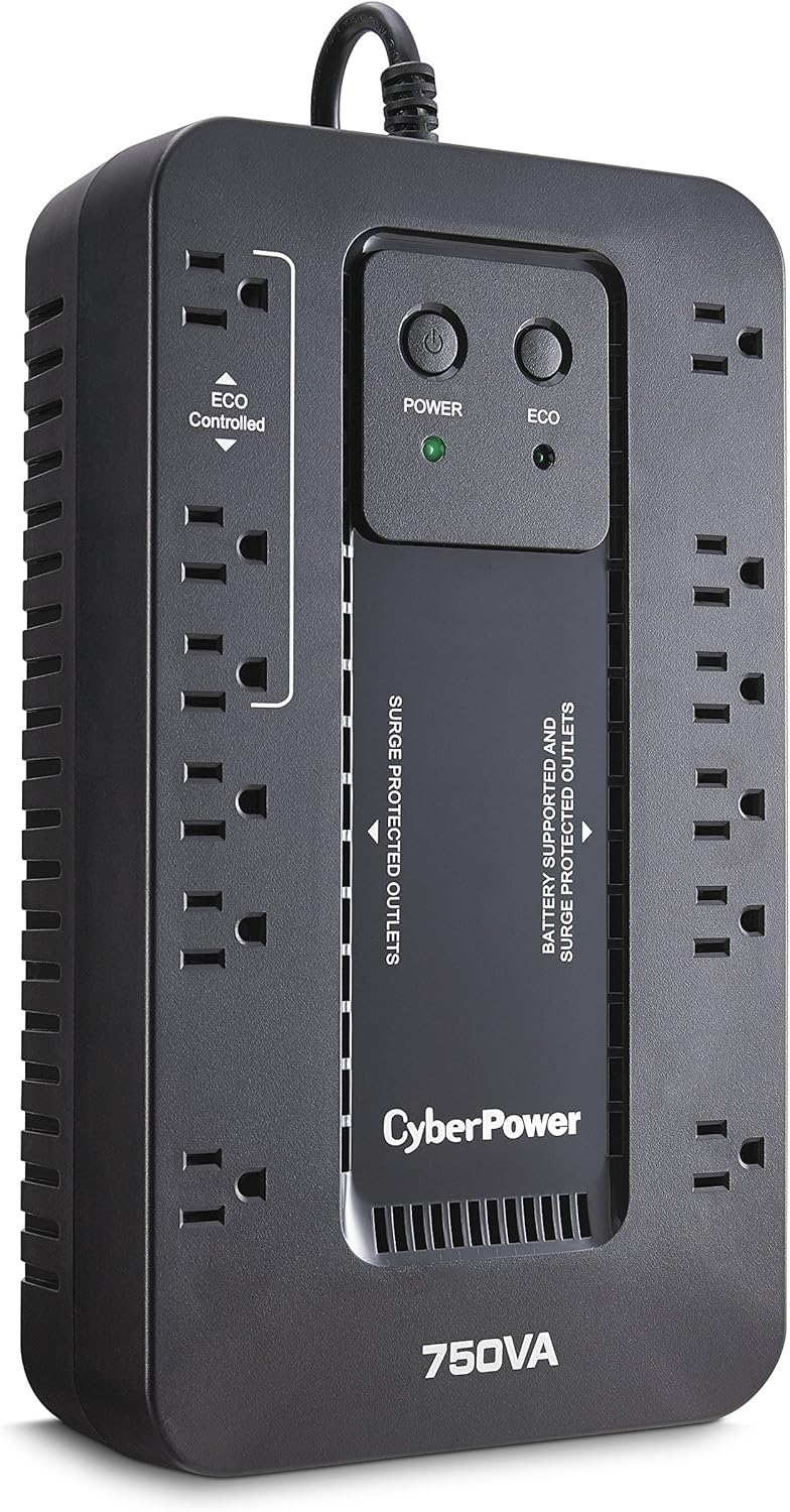 850VA/510W UPS System with 12 Outlets K9032