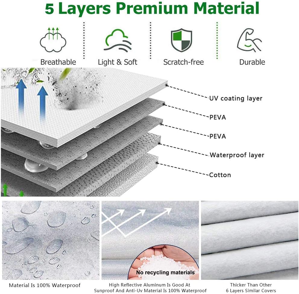 5 Layers Waterproof Truck Cover Pack of 2 H99792
