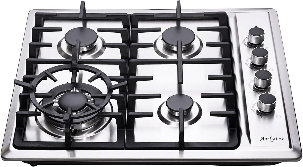 12 Inch 2 Burner Drop-In Gas Cooktop with Thermocouple Protection S92809