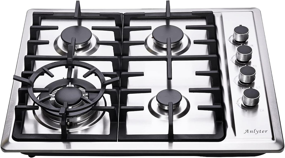 12 Inch 2 Burner Drop-In Gas Cooktop with Thermocouple Protection S92809