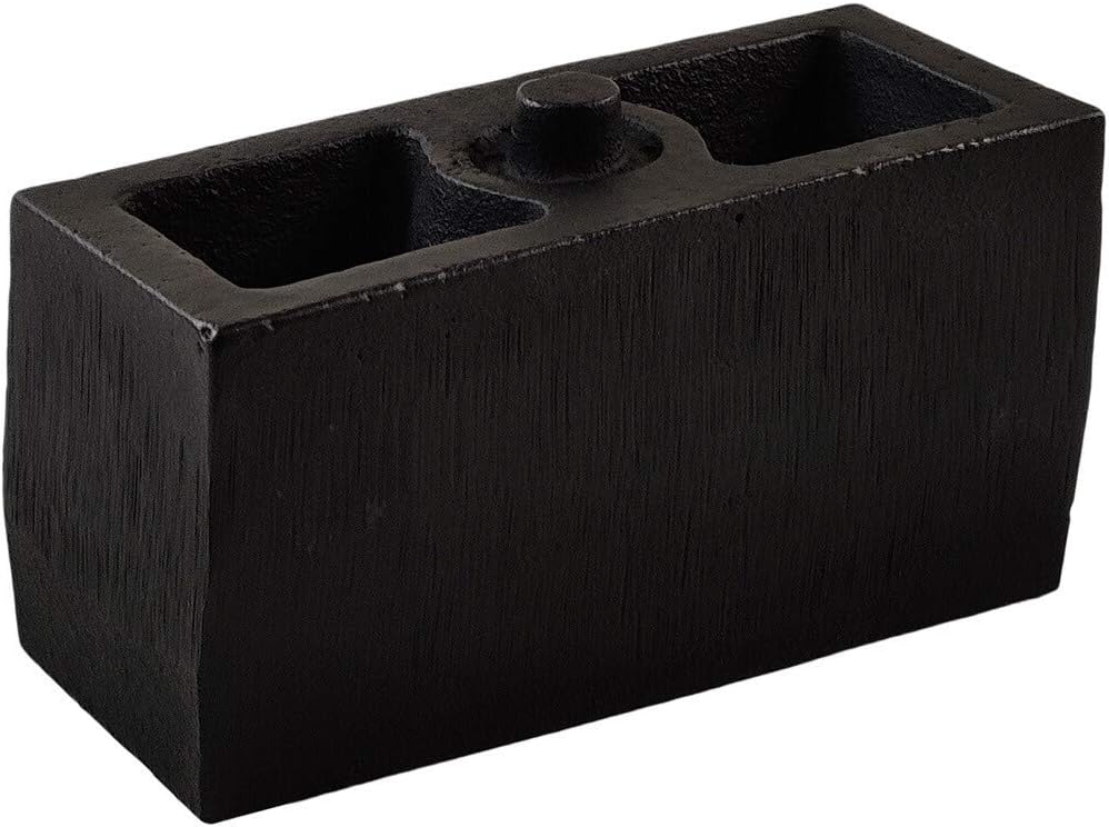 1.5 Rear Suspension Lift Cast Iron Blocks with 12.5 Square Leaf Spring Axle U Bolts M11802