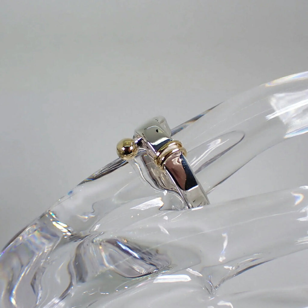 925 750 Hook & Eye Combination Ring Size 12.5 Y871711