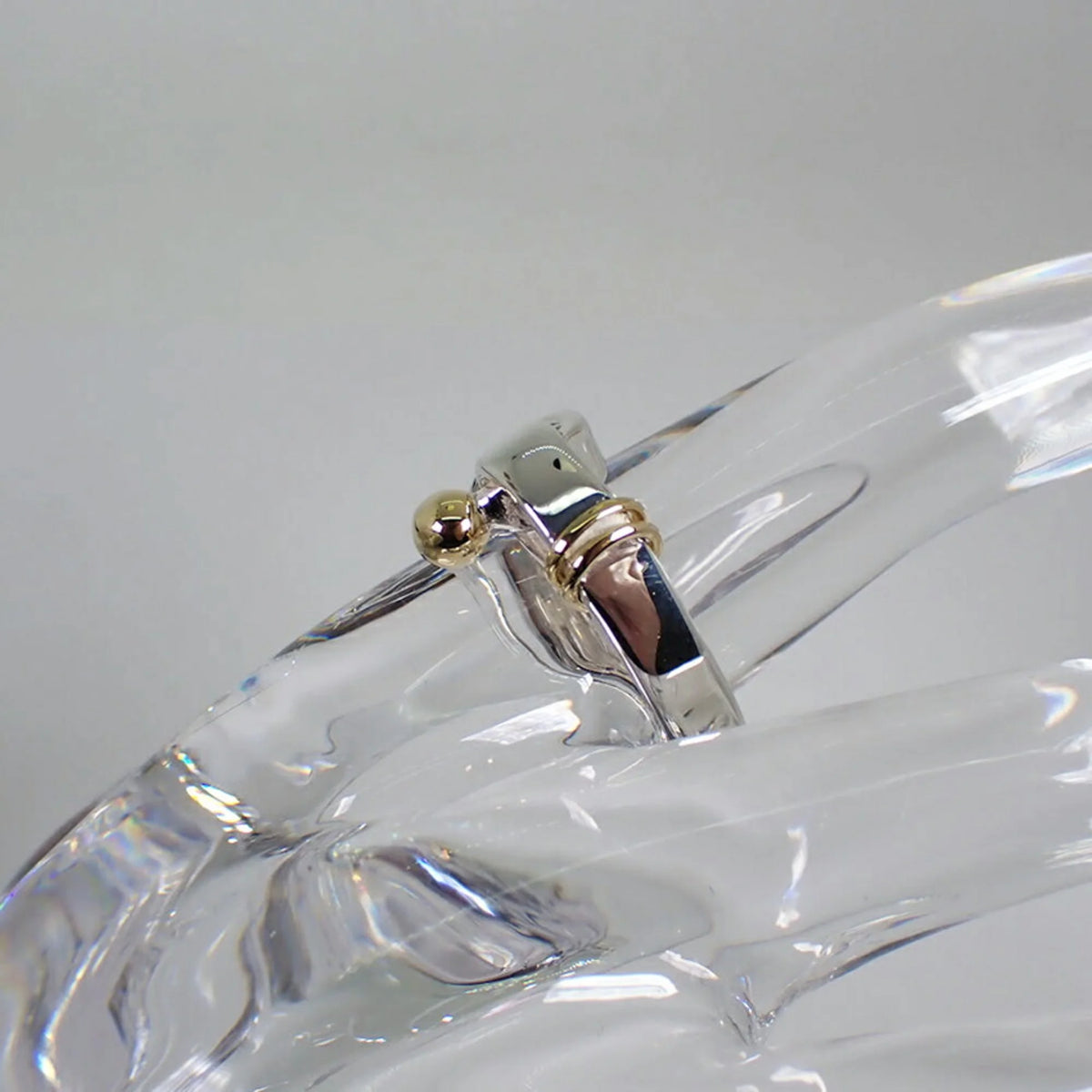 925 750 Hook & Eye Combination Ring Size 12.5 Y871711