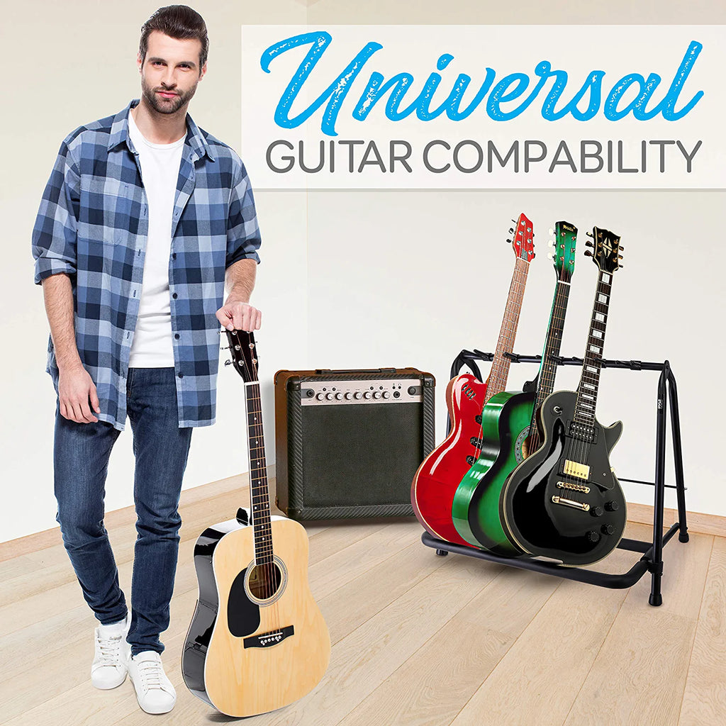 Foldable Guitar Rack Multi-Instrument Floorstand G876861