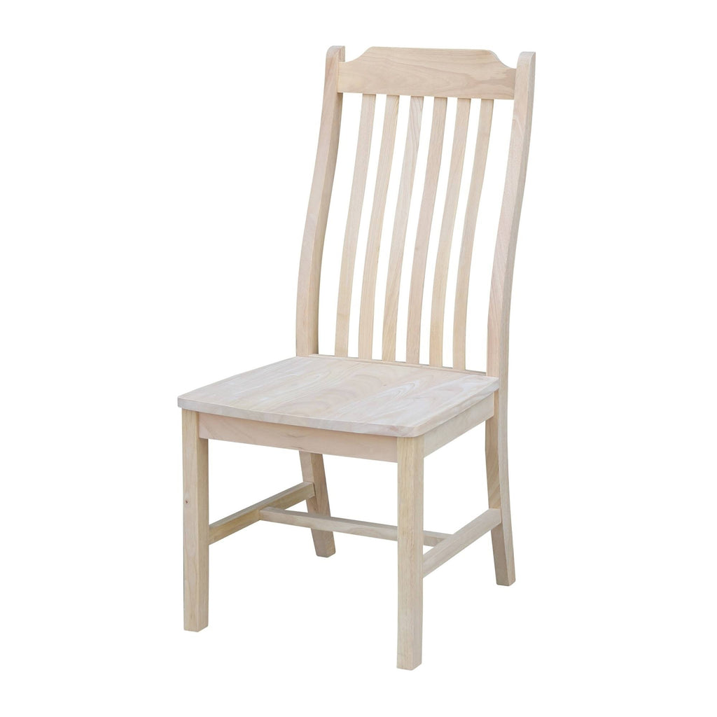 Set of 2 Steambent Mission Chair Unfinished Y527
