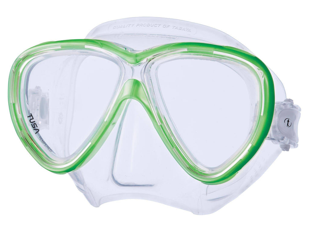 Siesta Green Scuba Diving and Snorkeling Mask X7600
