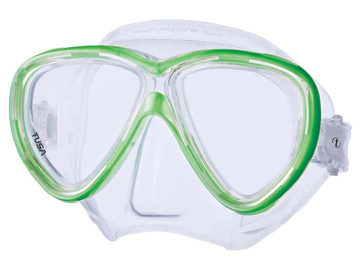 Siesta Green Scuba Diving and Snorkeling Mask X7600