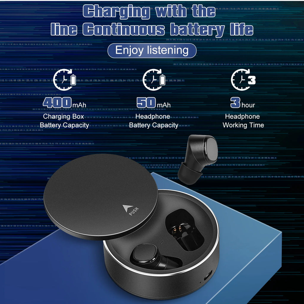 True Wireless Earbuds with Mic - Black W931