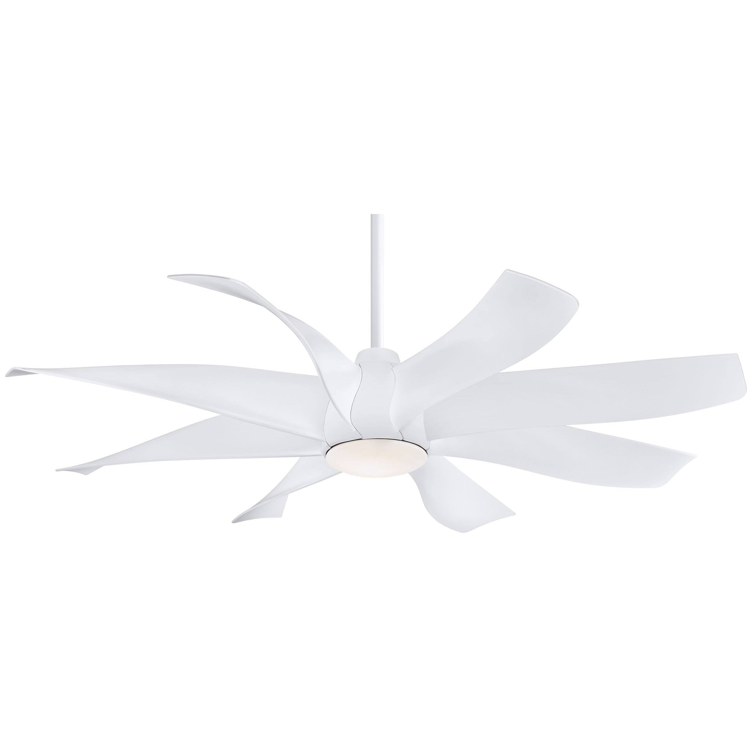 White LED Ceiling Fan K9027